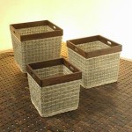 Basket Rattan with Wood Frame - 5c-rtn-017