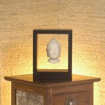 Head Buddha Statue with Square Frame - 5c stn 041