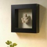 Sitting Buddha Statue with Square Frame - 5c stn 045