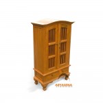 French Feet Cabinet with Jailed Doors - JSCB 082