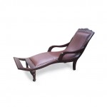 Long Lazy Chair with Leather - JSCH 032
