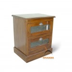 Bedside Chest of 2 Drawers - JSDW 051