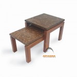 Coco Table with Square Top Resin - T 014