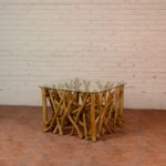 Coffee Table Twigs with Glass Top - TWST 08-TP Glass Top