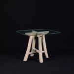 Twigs Table with Glass -  TWST 22-IG